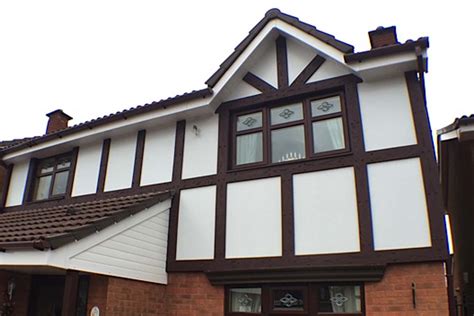 mock tudor board|upvc mock tudor boards.